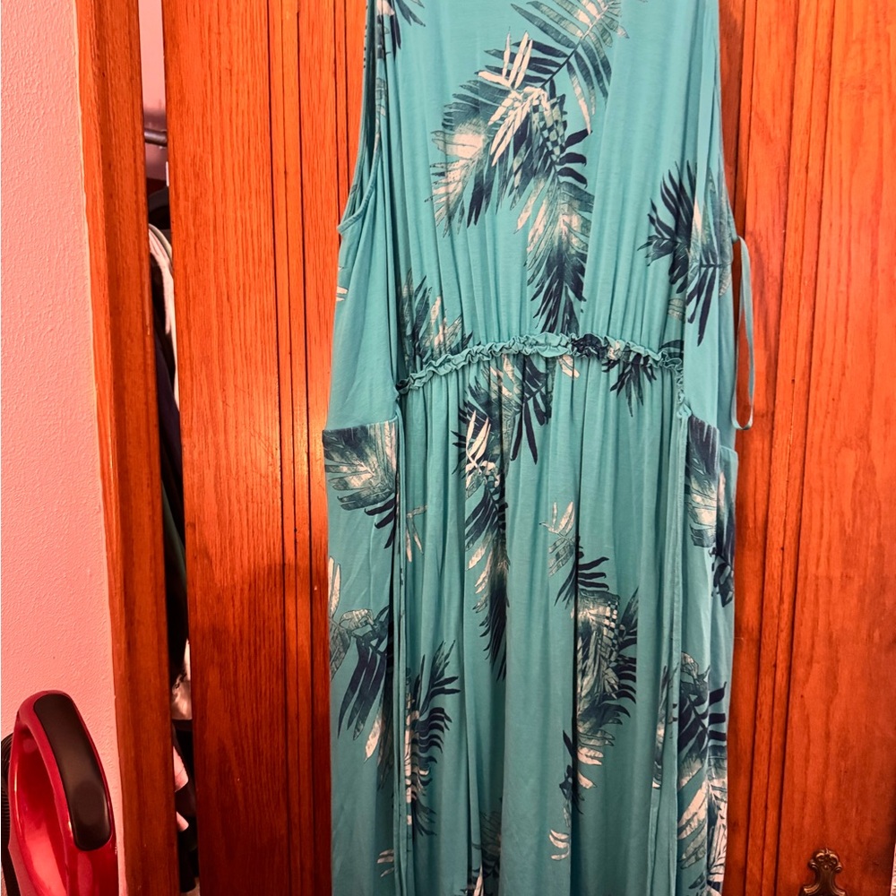 Lane Bryant Teal Dress